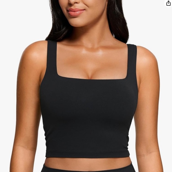CRZ YOGA Butterluxe Womens Square Neck Tank Size Medium - Picture 1 of 4